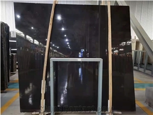 China Black Jade Marble Polished Big Slabs & Tiles