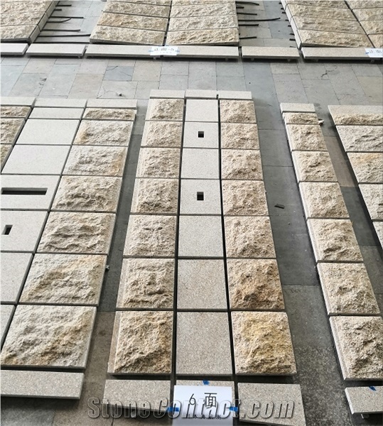 China G682 Rust Stone Granite Split Wall Covering Tiles