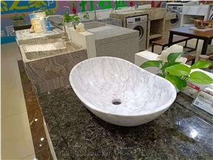 China G682 Yellow Granite Polished Stone Sink & Wash Basin