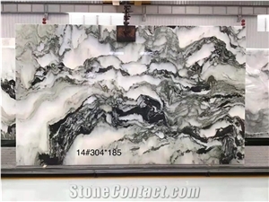 China Landscape Stone Marble Polished Wall Cladding Slabs