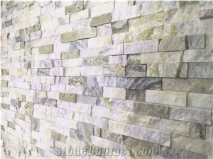 Chinese Bluish Clouds Quartzite Split Cultural Stone Wall Tiles