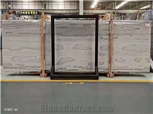 Chinese Cloud Grey Marble Honed Floor Covering Tiles