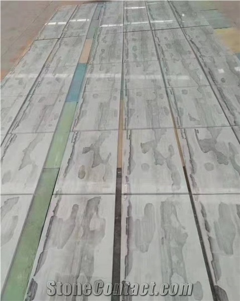Chinese Cloud Grey Marble Honed Slabs & Tiles