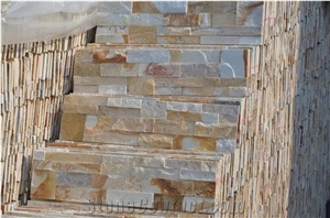 Chinese Multicolor Quartzite Split Cultural Stone Tiles