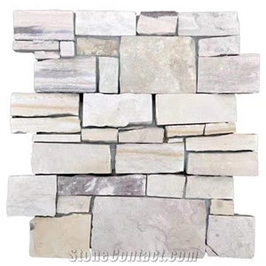 Chinese Multicolor Slate Split Cultural Stone Wall Tiles