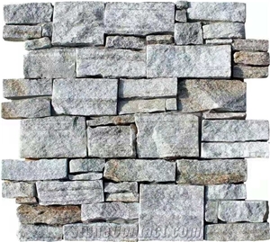 Chinese White Sandstone Split Cultural Stone Wall Tiles
