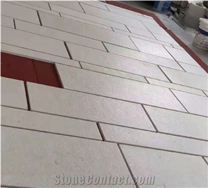 Croatia Crema Pearl Limestone Beige Leather Floor Tiles