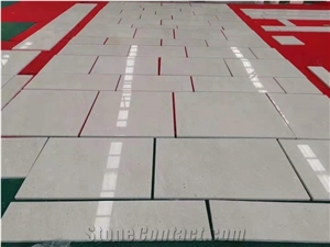 Croatia Crema Pearl Limestone Polished Floor Covering Tiles