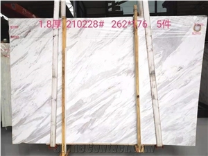 Greece Volakas White Marble Polished Big Slabs & Tiles