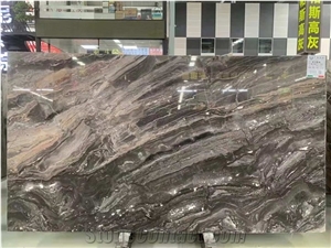 Italy Venice Brown Marble Polished Wall Slabs & Floor Tiles