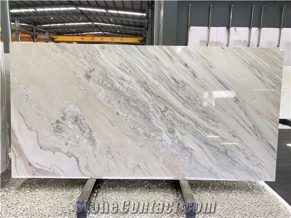 Italy White Gold Sand Marble Polished Big Slabs & Tiles