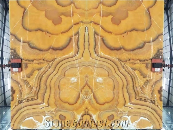 Mexico Agate Jade Gold Onyx Polished Wall Cladding Slabs
