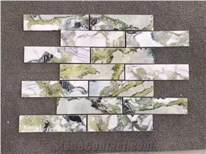 Multicolor Marble Polished Stone Mosaic Wall Tiles & Slabs