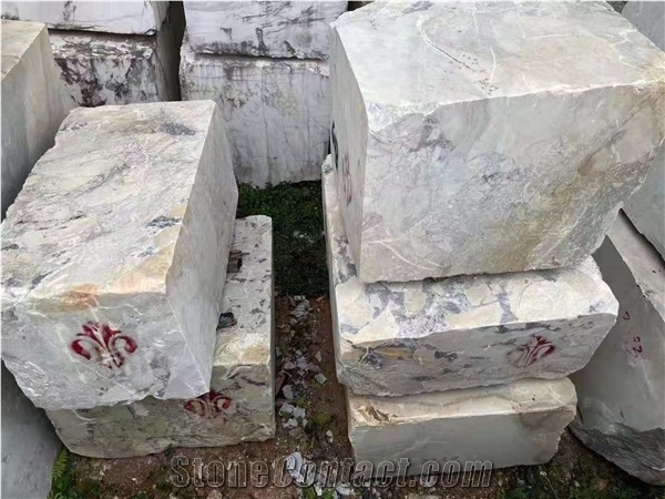 Myanmar Barcelona Laura White Marble Polished Wall Slabs