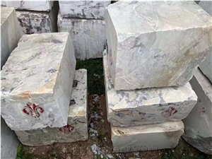 Myanmar Barcelona Laura White Marble Polished Wall Slabs