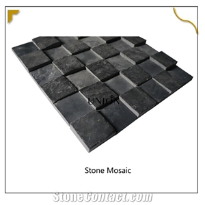 3d Bump Stone Mosaic Natural&Polished Surface Wall Mosaic
