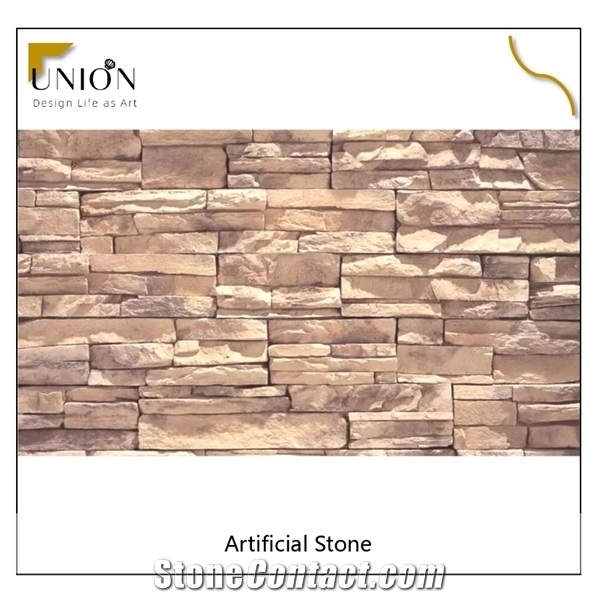 Artificial Stone Veneer Rocks Surface,Ledge Stone Wall Decor