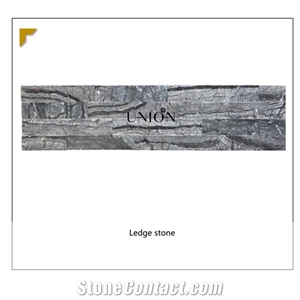 Baoding Natural Stone Black Wooden Marble 6*24" Stacke Stone