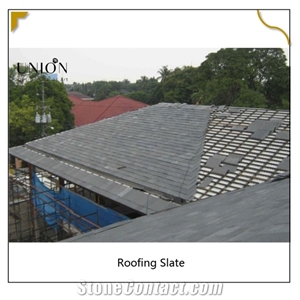 Black Dark Grey Slate Roofing Slate,Natural Roof Tiles