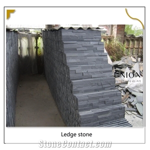 Black Slate Wall Stack Stone Panel,Ledge Stone,Culture Stone