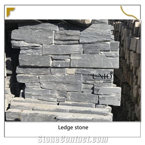Black Veneer Cultured Stone Concrete Stone Back Cement Z Typ