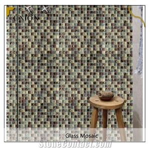 Building Materials Commercial Use Aluminum Glass Tile Mosaic