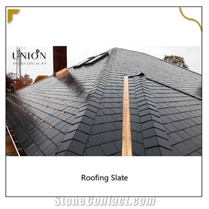 Cheap Building House Black Rectangular Roofing Slate Tiles