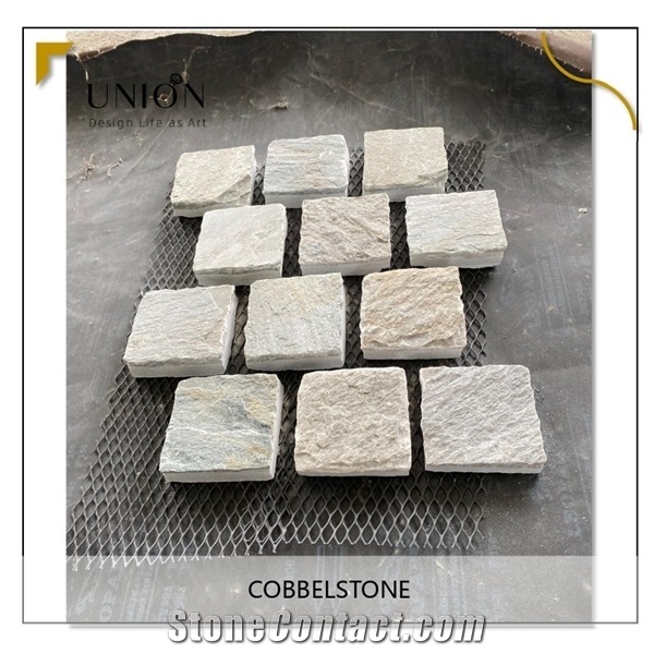 China Beige Cobble Setts,Beige Floor Covering,Exterior Stone