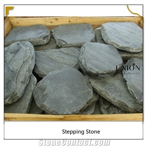 China Natural Basalt Flagstone Garden Stepping Stone Coverin