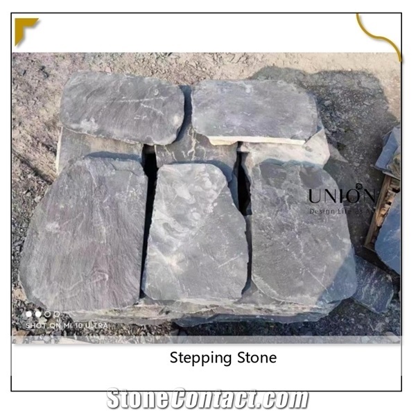 China Natural Basalt Flagstone Garden Stepping Stone Coverin