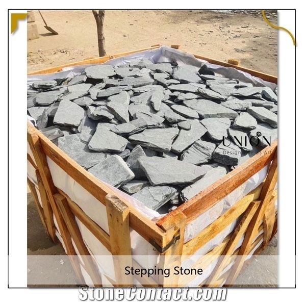 China Natural Slate Outdoor Stepping Stone for Garden Floor