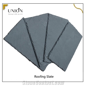 Chinese Weathering Roofing Slate,Black Riven Slate Tile Roof