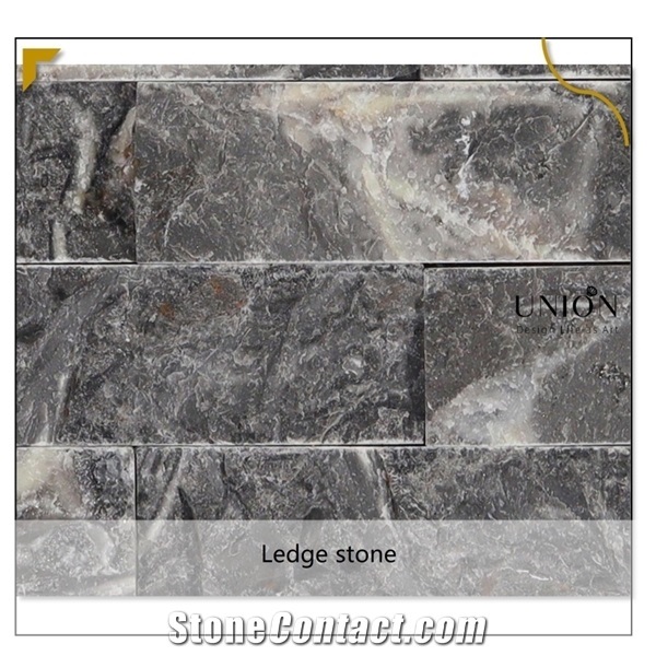 Dark Blue Marble Stone Natural Wall Cladding Decor Material