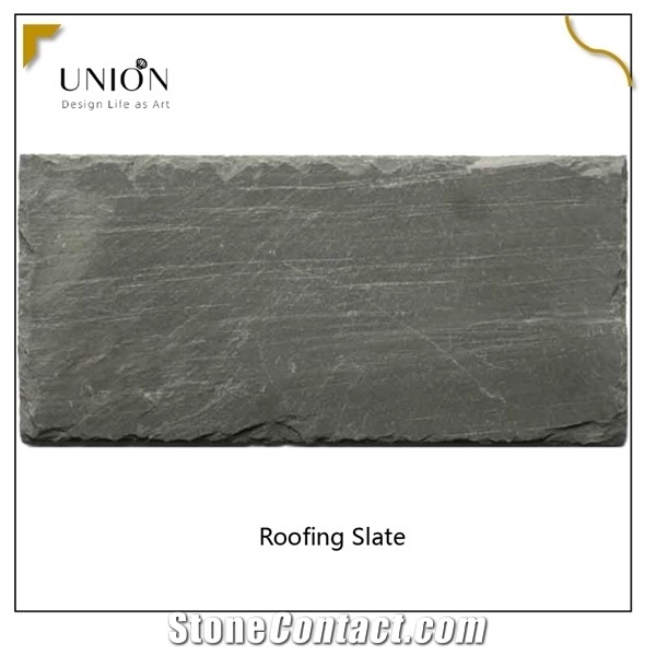 Green Traditional Natural Slate Roofing Tiles for House Deco