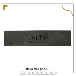 Grey Antique Bricks,Black Grey Reclaimed Bricks Stone Panels