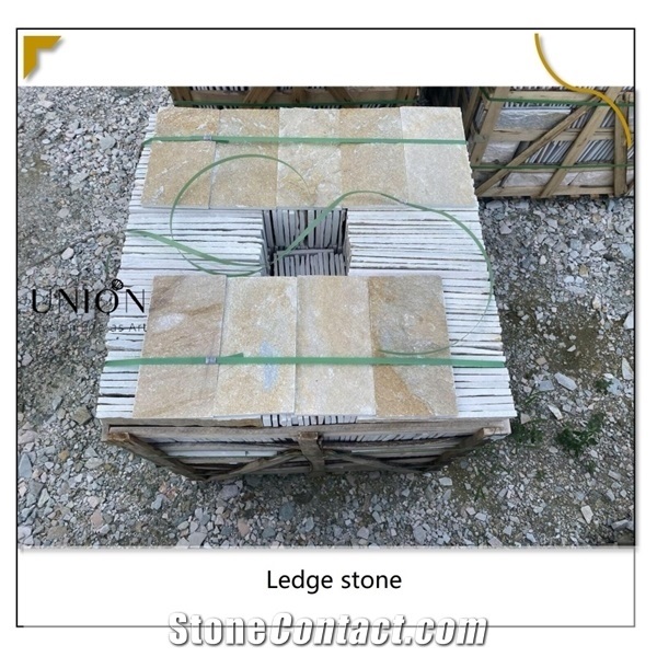 Hebei Beige Mini Slate Tiles in Available Cultural Stones
