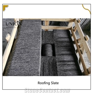 Jiangxi Black Slate House Roofing Covering Tile Fast Deliver
