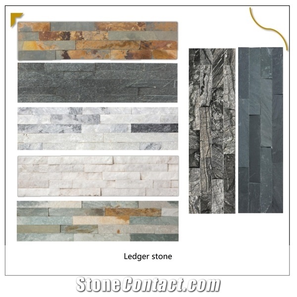 Jiangxi Black Slate Wall Panel Ledge Stone Factory Suppliers