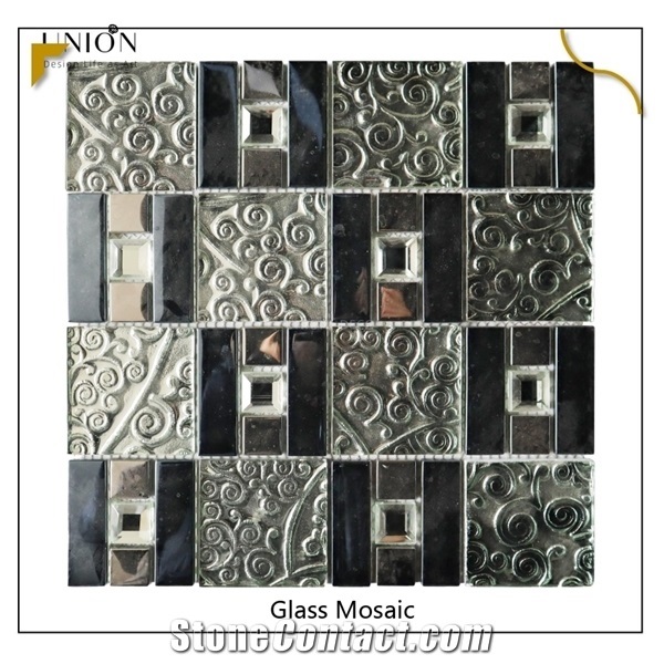 Latest Design Glass Mosaic for Background House Decoration
