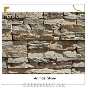 Light Weight Wall Cladding Artificial Stone No Color Fade