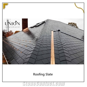 Natural Edge Polished Jiangxi Black Slate Roofing Tiles
