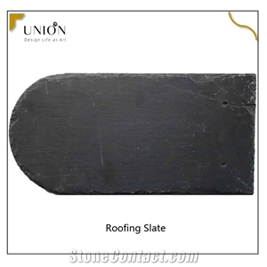Natural Jiangxi Black Slate Stone Roof Tile Black Slate Tile