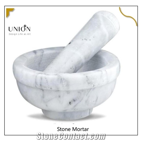 Natural Marble Mortars and Pestles Ste Stone for Kitchenware