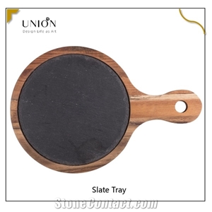 Paddle Serving Tray Food Acacia Tray Wooden Set with Handle