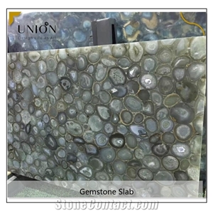 Polished Finishes Translucent Agate Slabd for Wall Covering