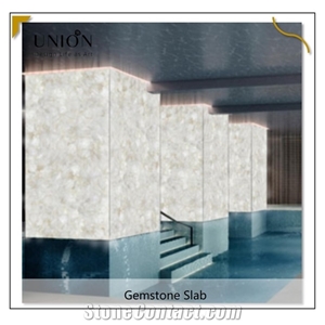 Pure White Crystal Quartz Semi-Precious Stone for Wall&Floor