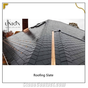 Roofing Slates Split Edge Black Slate Tiles,Exterior Roof