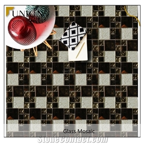 Stainless Mixed Pure Glass Mosaic Chinese Factory in Supply