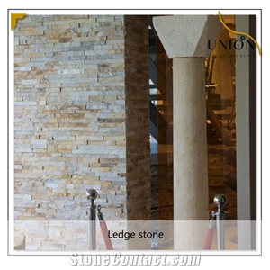 Twinkle Star Natural Ledger Panel Limestone Veneer Wall