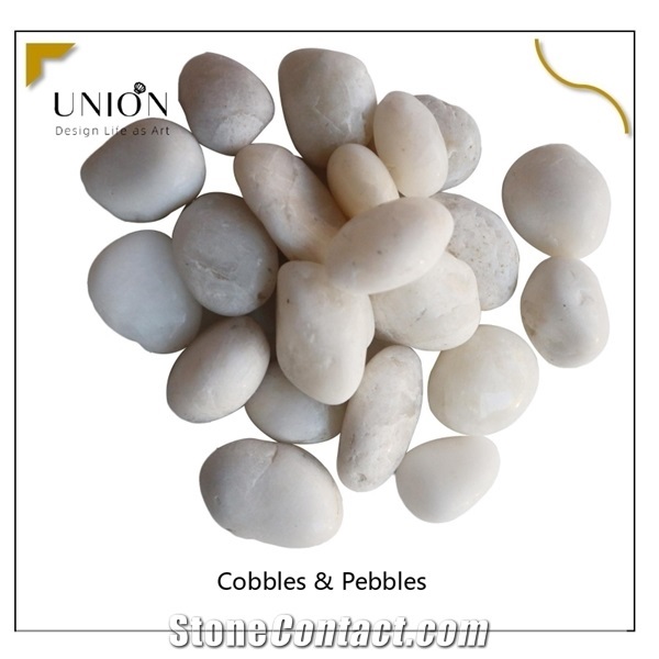 White Light Crushed Pebbles,Garden Walkway Pebbles in Sales